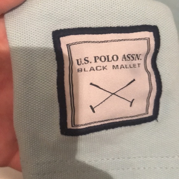 Gorgeous 4 tone U.S Polo Assn light blue Stretch w/ white, black and grey trim - Picture 7 of 8